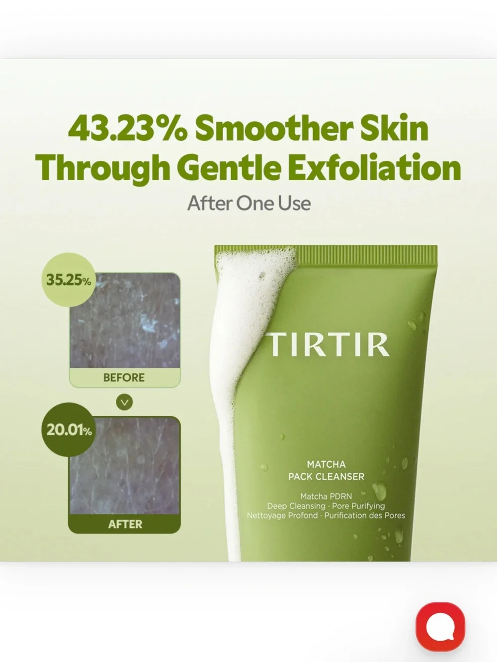 TIRTIR Matcha Pack Cleanser